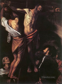 The Crucifixion of St Andrew religious Caravaggio religious Christian Oil Paintings
